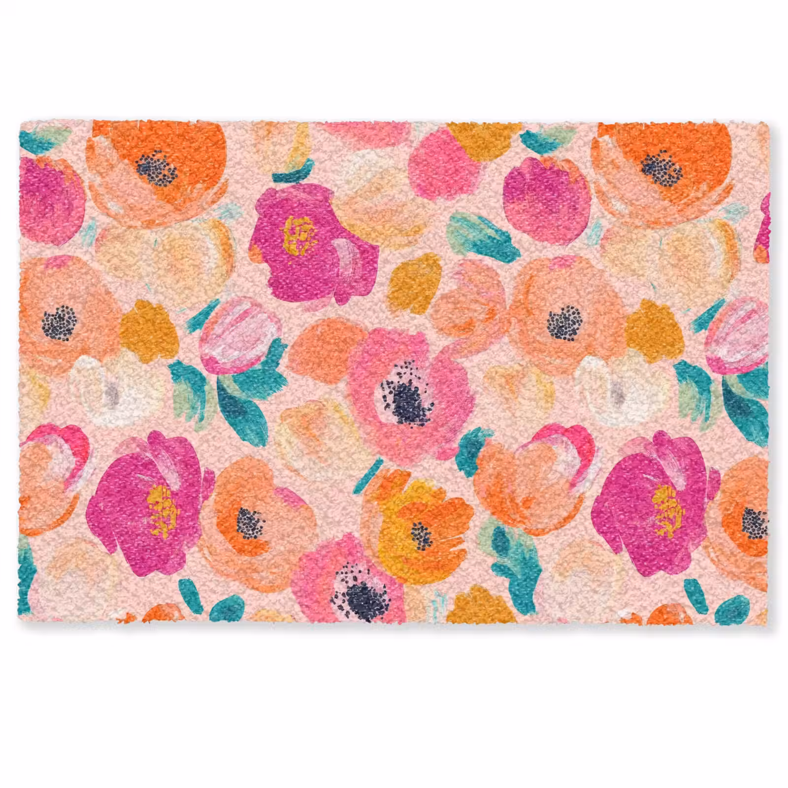Deurmat - Bloesems - Vrolijk - Kleurrijk — 1