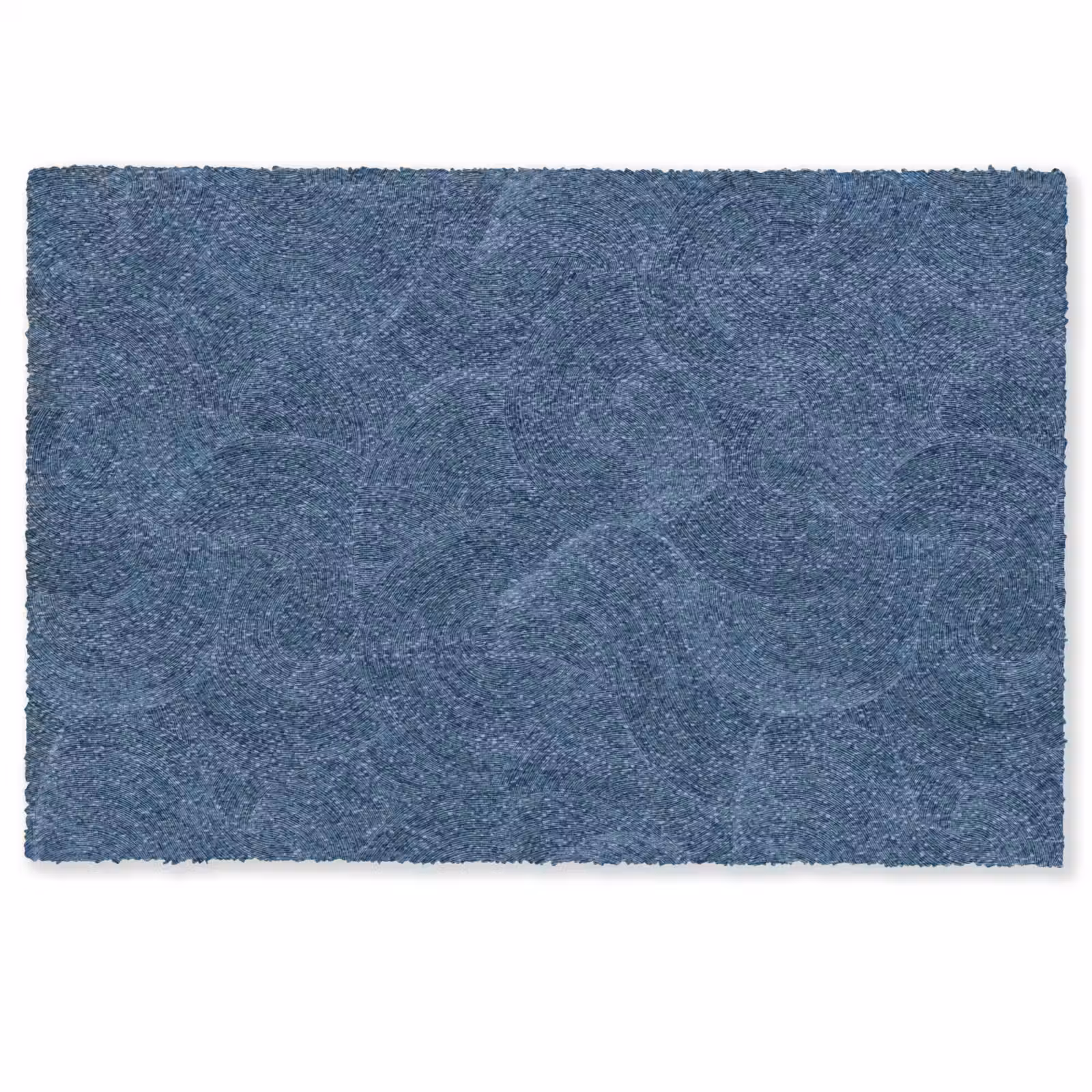 Deurmat - Golven - Textuur - Patroon - Blauw — 1