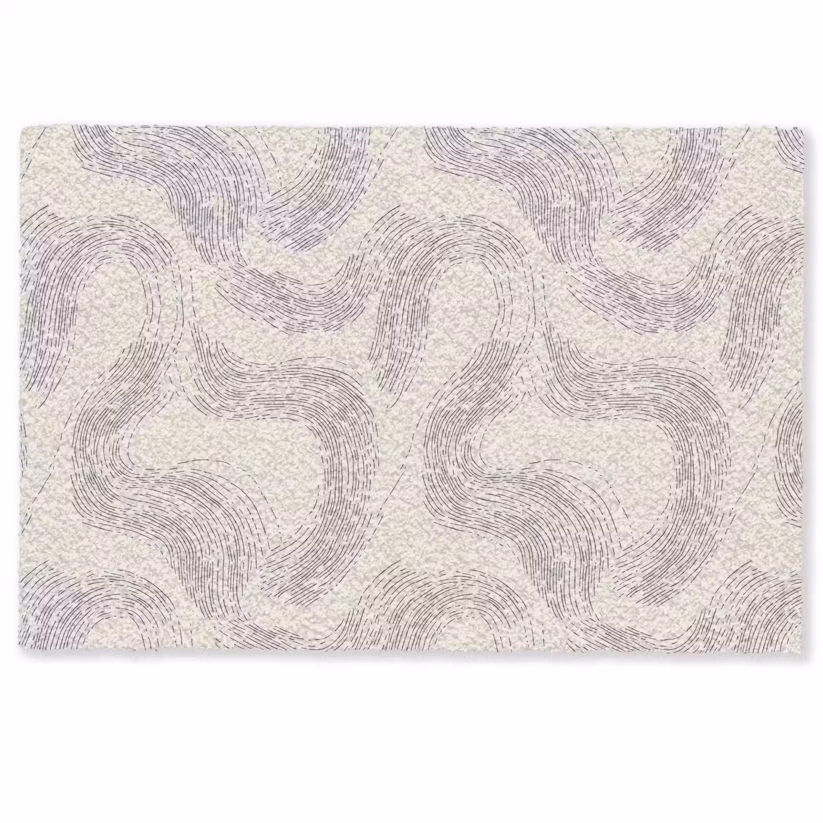 Deurmat - Lijnen - Patroon - Beige - Minimalistisch — 1