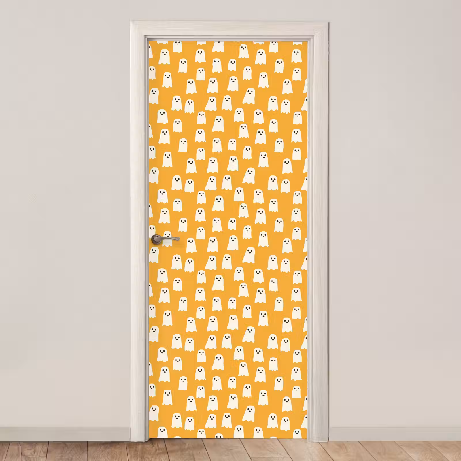 Deursticker - Halloween - Spookjes - Oker — 1