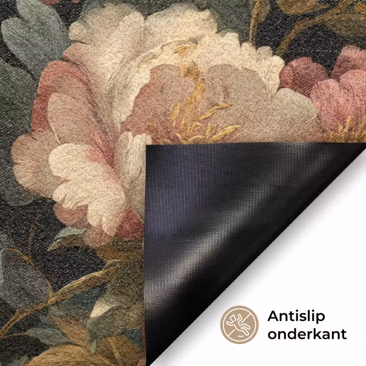 Deurmat - Bloemen - Barok - Patroon - Roze - Crème — 6