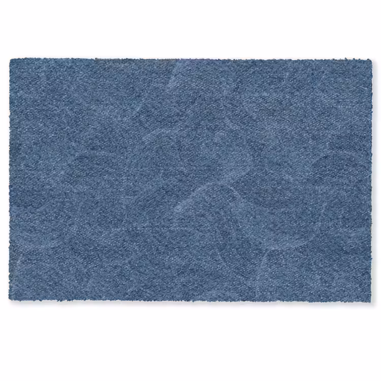 Deurmat - Golven - Textuur - Patroon - Blauw — 1