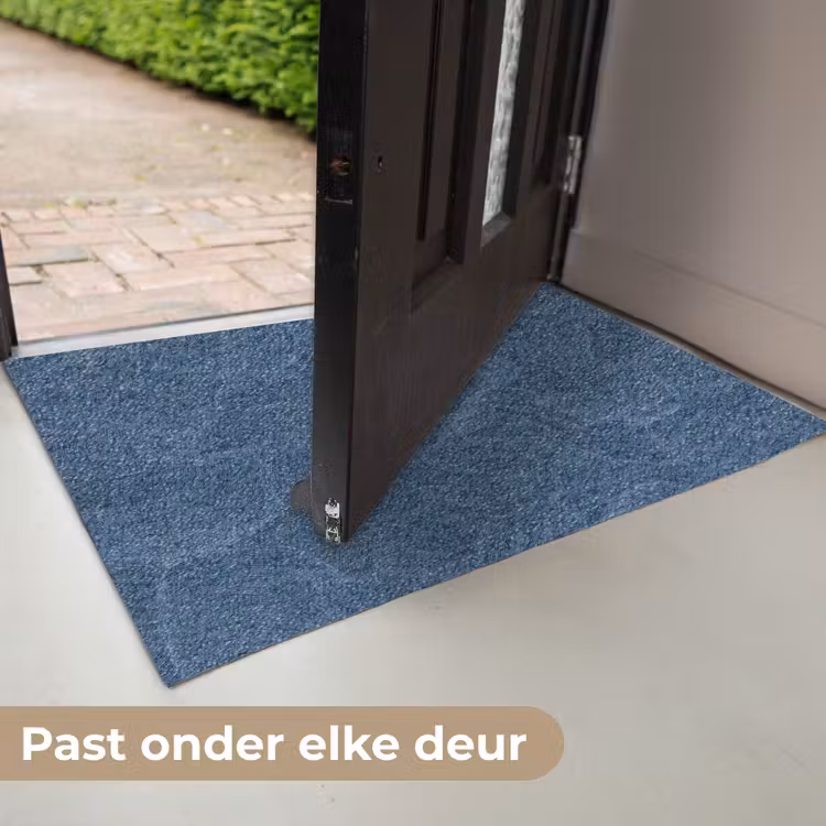 Deurmat - Golven - Textuur - Patroon - Blauw — 7