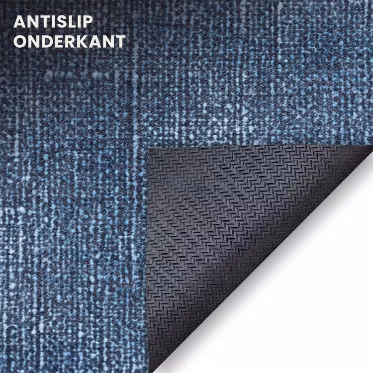 Deurmat - Linnen - Textuur - Patroon - Denim - Rustiek — 6