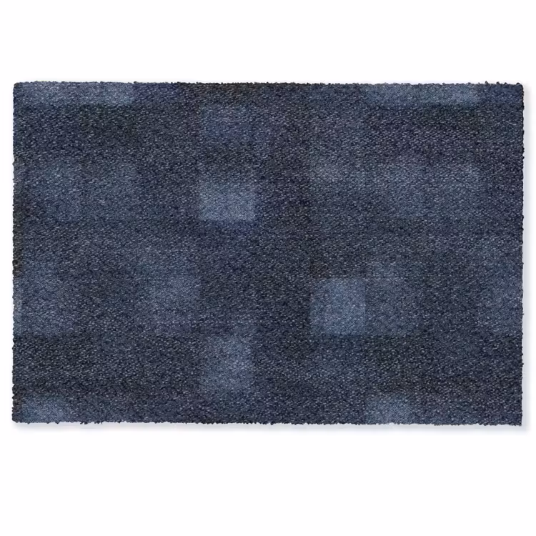 Deurmat - Patroon - Ruit - Marineblauw — 1
