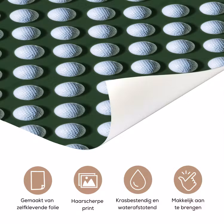 Deursticker - Ballen - Golf - Groen — 3