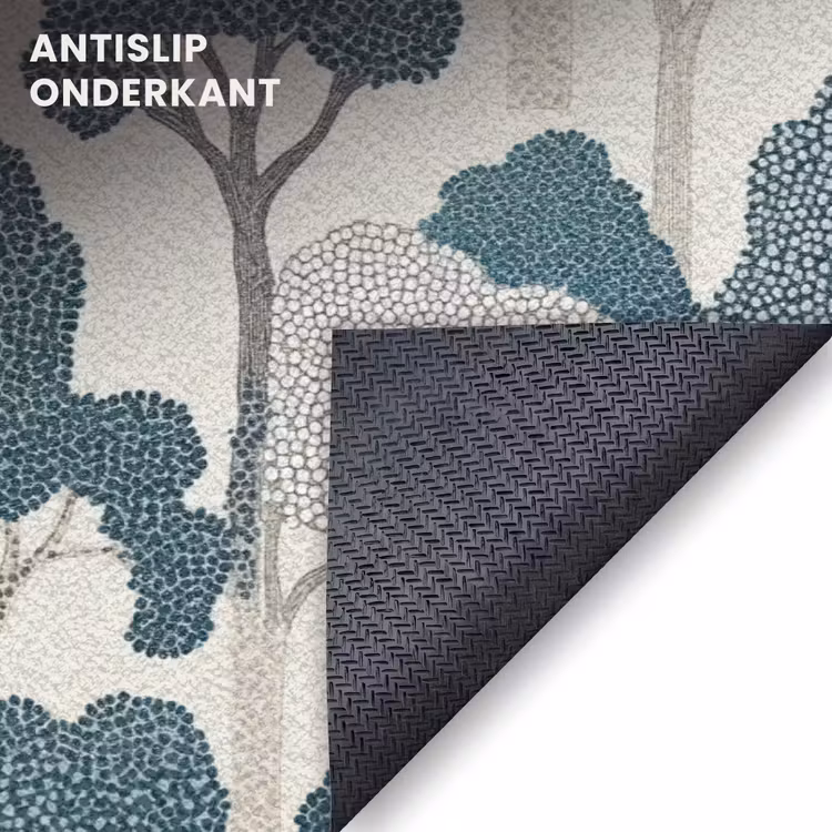 Deurmat - Modern - Bomen - Bos - Patroon - Blauw — 6
