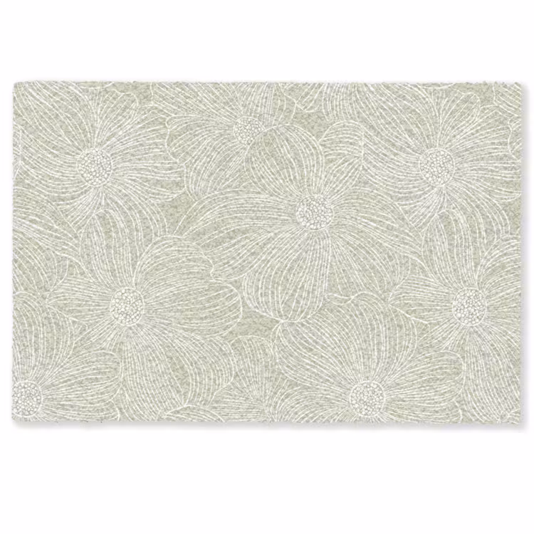Deurmat - Sereen - Bloemen - Groen — 1