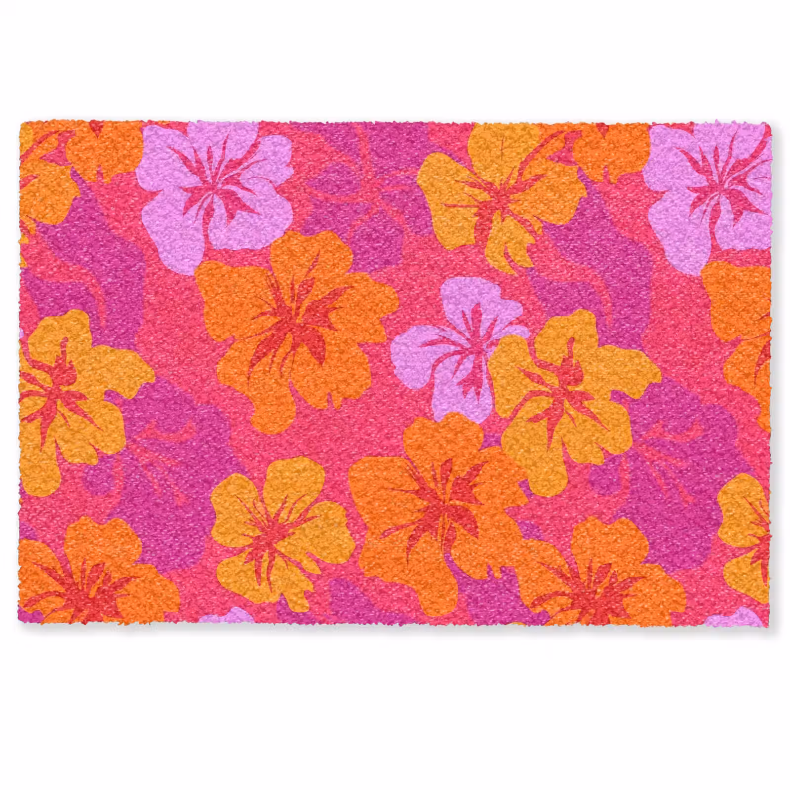 Deurmat - Zomers - Hibiscus - Kleurrijk — 1