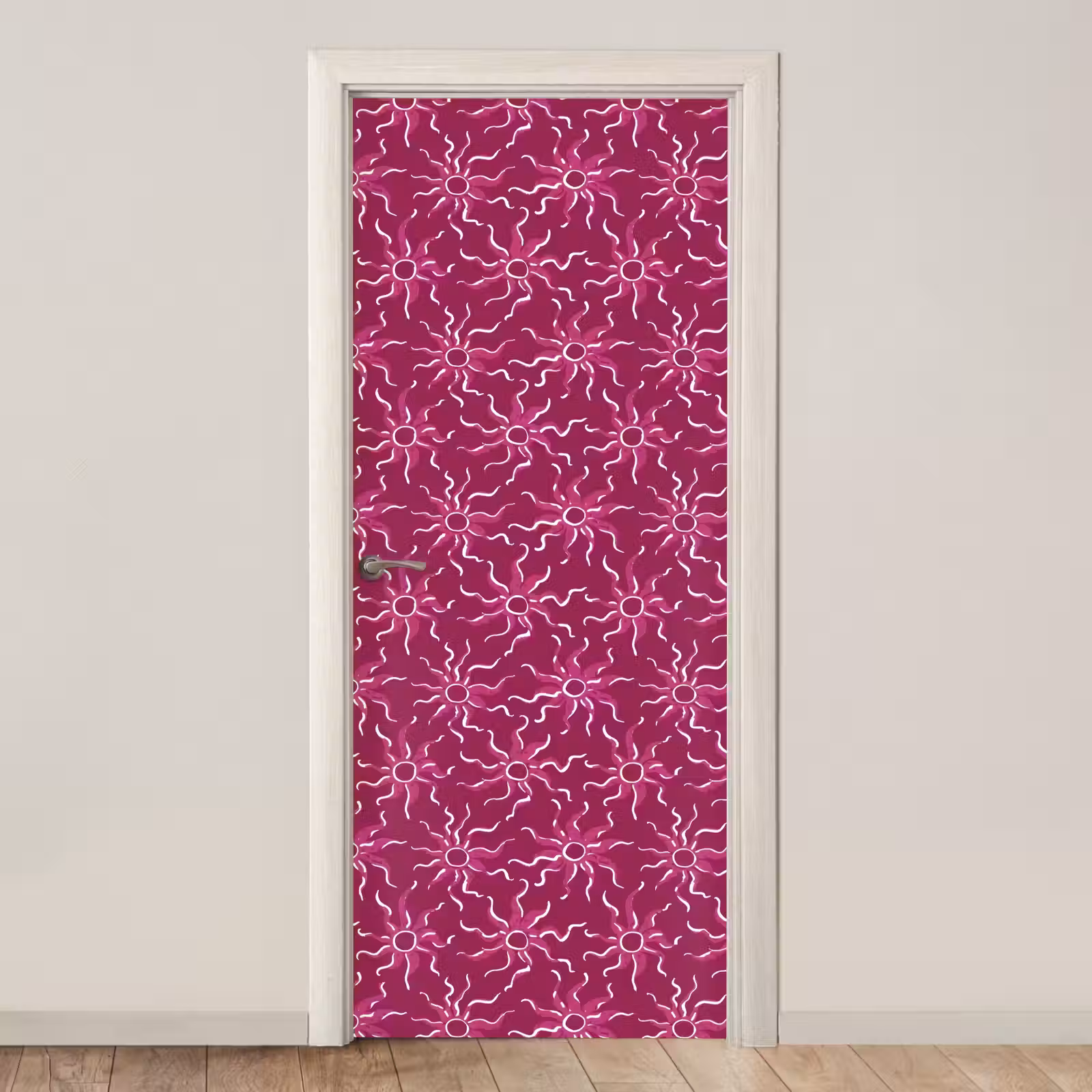 Deursticker - Bohemian - Zon - Magenta — 1