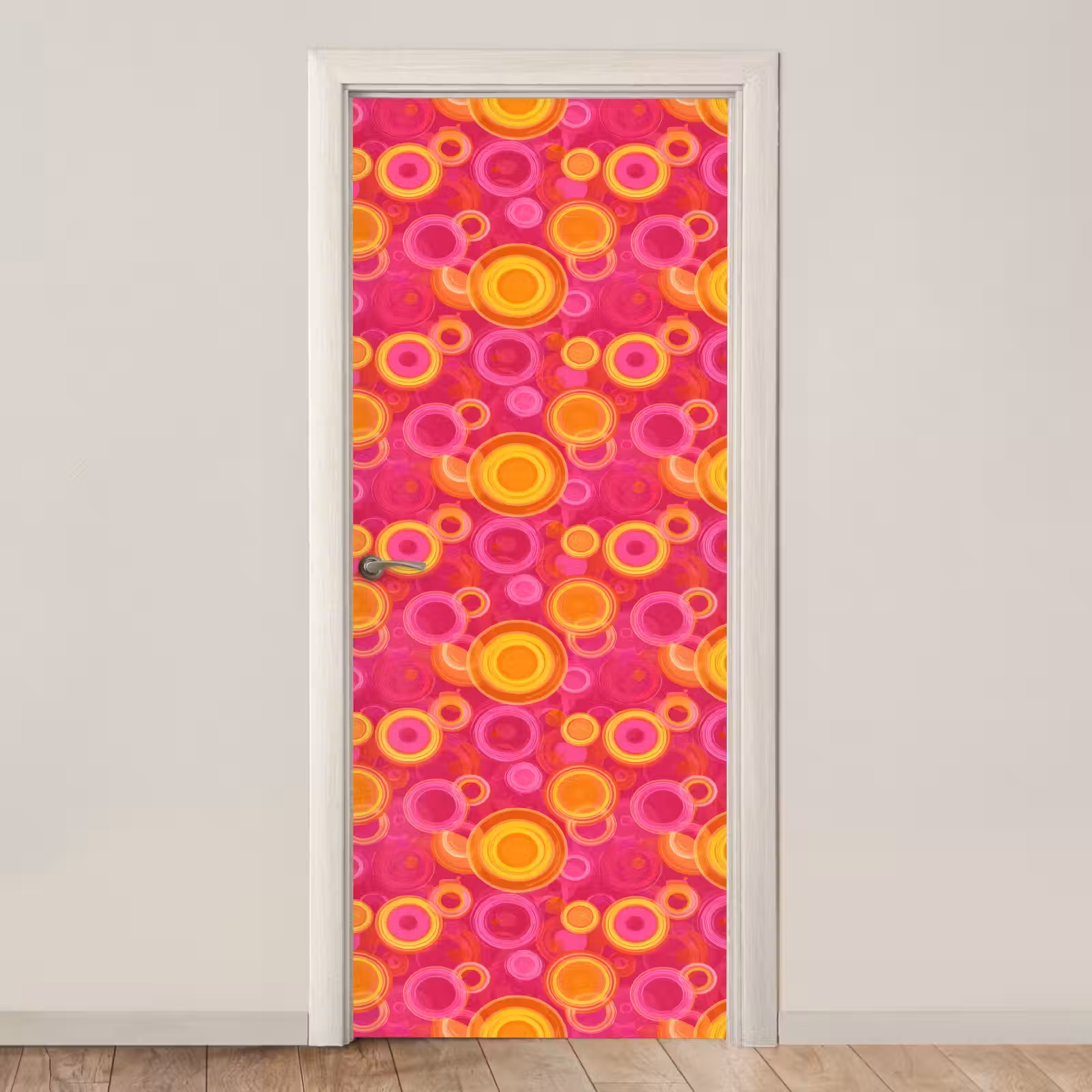 Deursticker - Cirkels - Design - Kleurrijk — 1