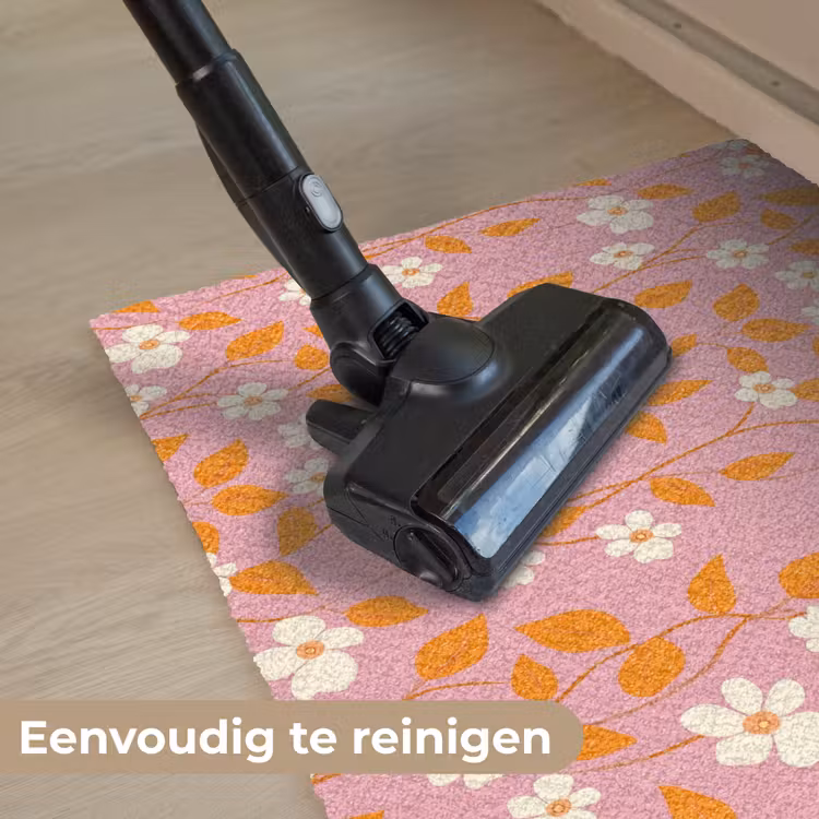 Deurmat - Bloemen - Patroon - Oranje — 9