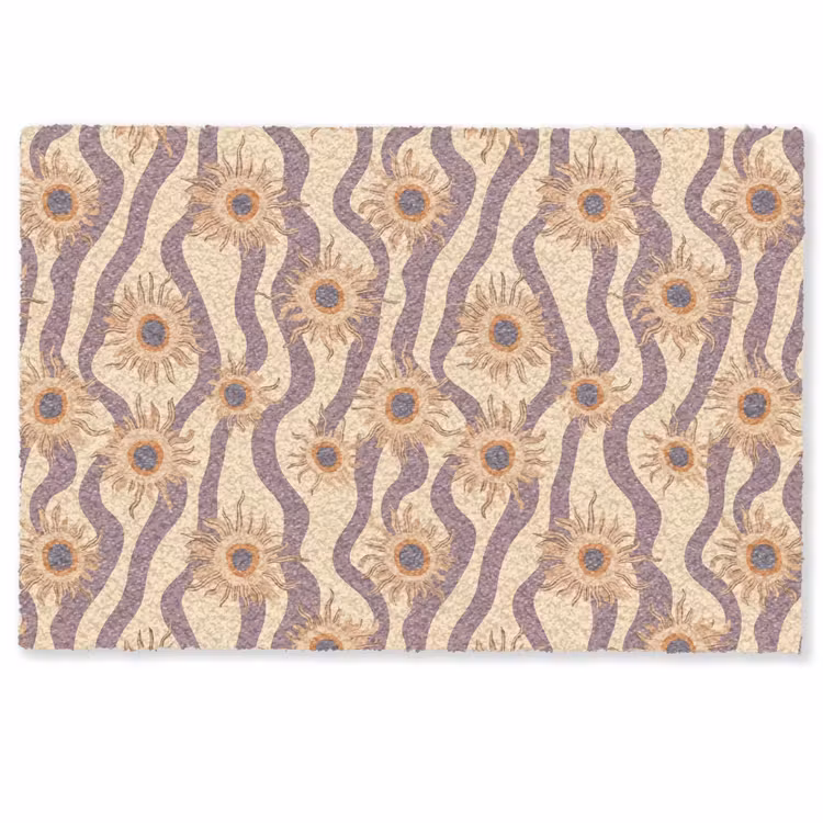Deurmat - Bohemian - Vibe - Lavendelpaars — 1