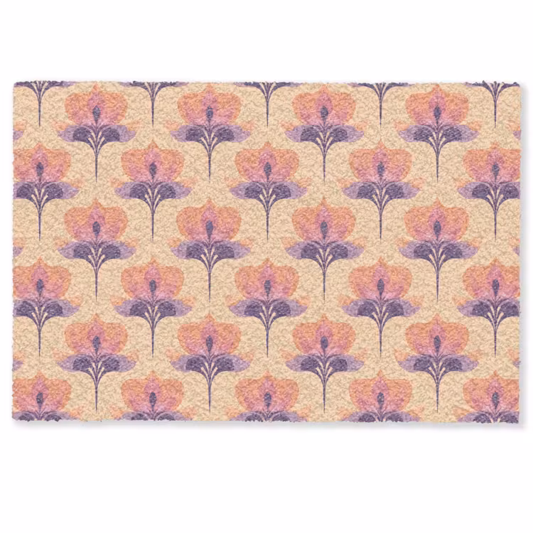 Deurmat - Botanisch - Patroon - Pastel — 1