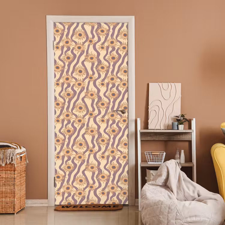 Deursticker - Bohemian - Vibe - Lavendelpaars — 2