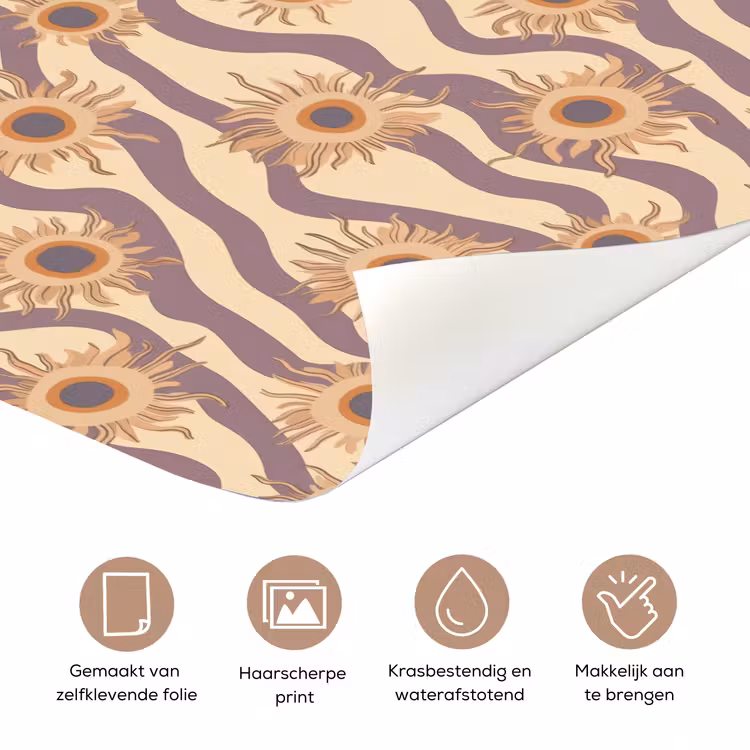 Deursticker - Bohemian - Vibe - Lavendelpaars — 3