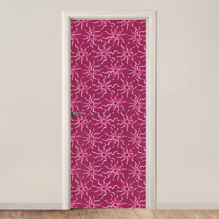 Deursticker - Bohemian - Zon - Magenta — 1