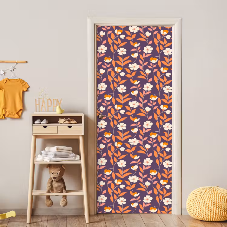 Deursticker - Boho - Vintage - Paars — 6