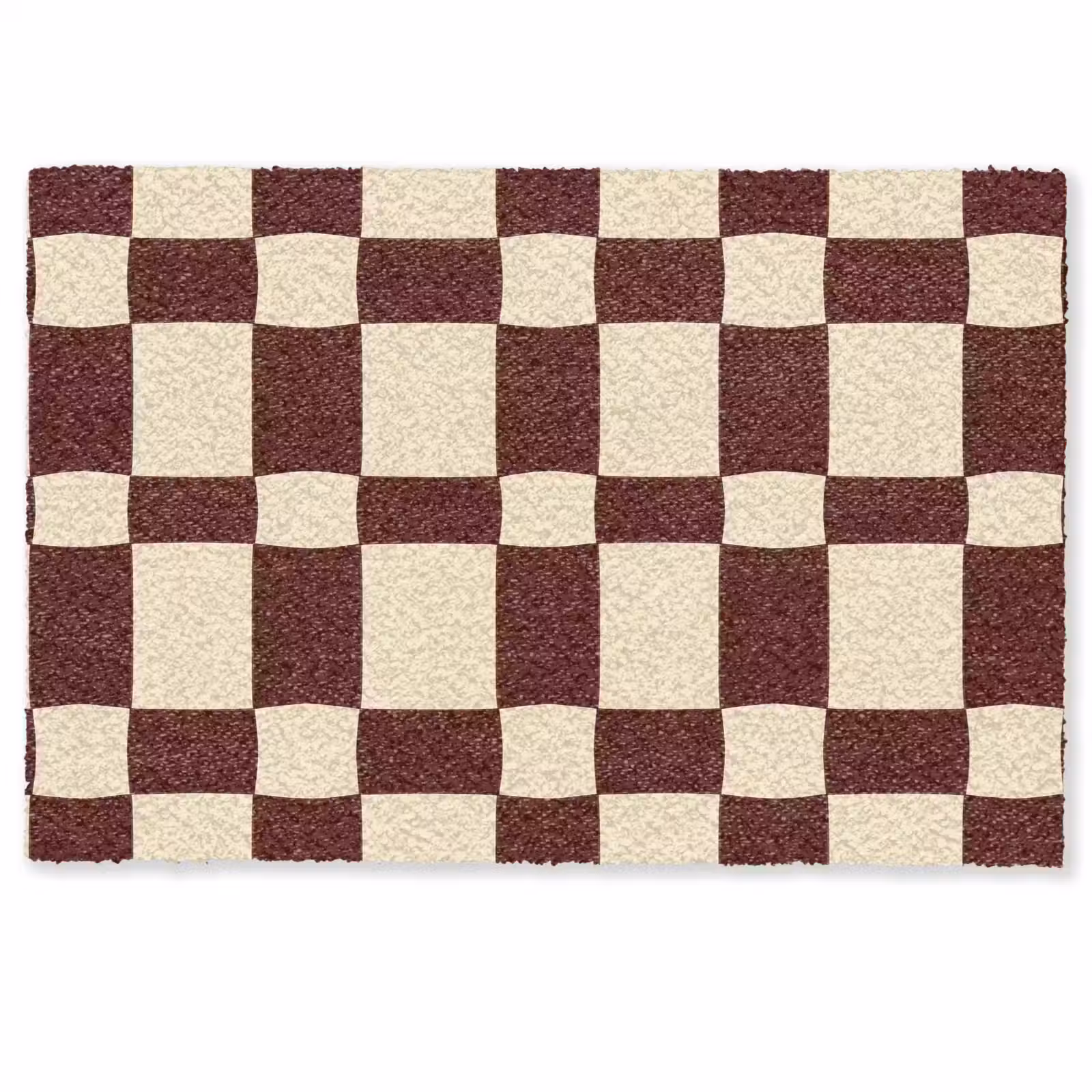 Deurmat - Retro - Patroon - Bruin — 1