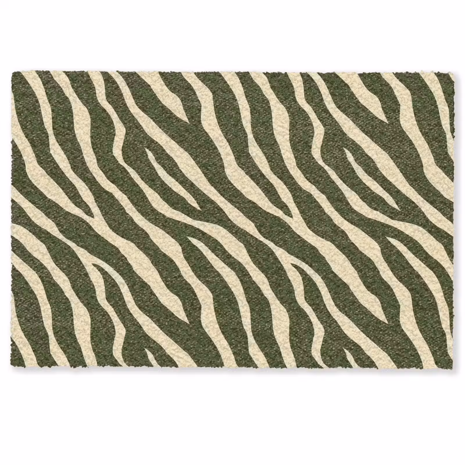 Deurmat - Zebra - Patroon - Groen — 1