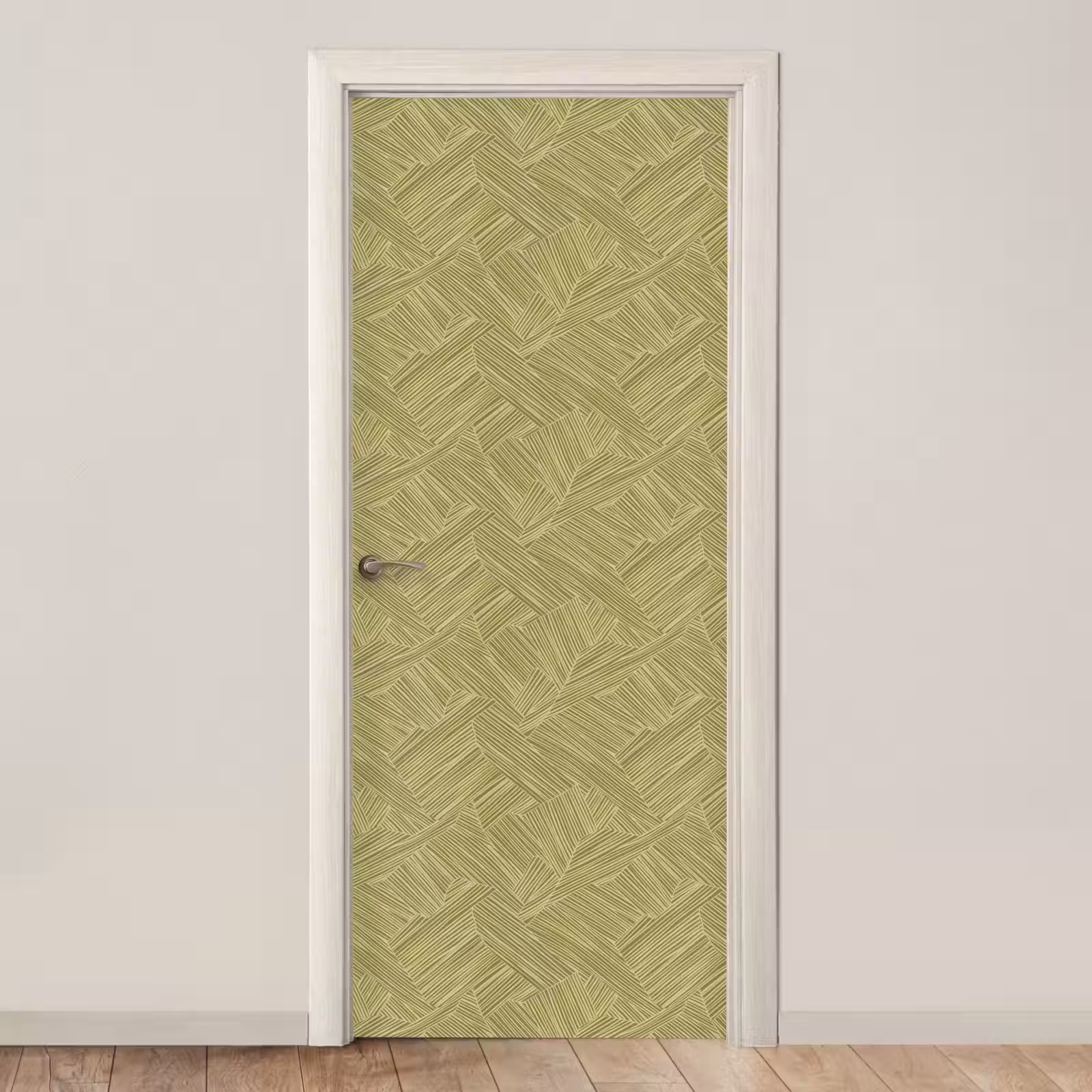 Deursticker - Abstract - Modern - Groen — 1