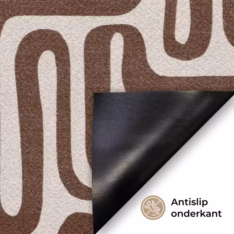 Deurmat - Abstract - Patroon - Bruin — 6