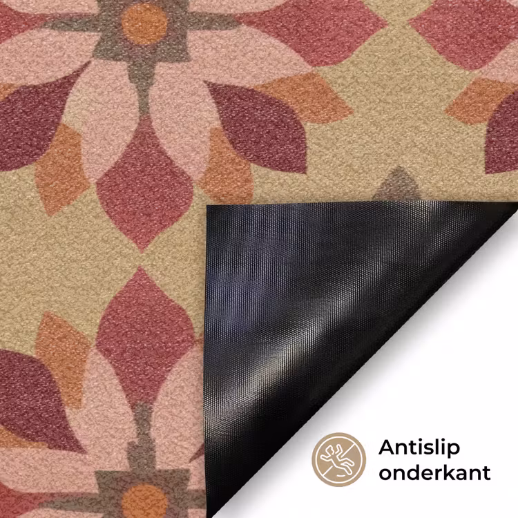 Deurmat - Bloemen - Retro - Groen — 6