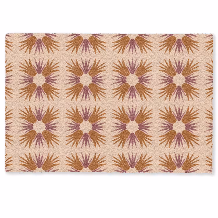 Deurmat - Ornament - Patroon - Oker — 1