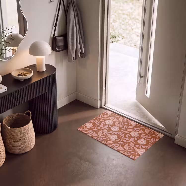 Deurmat - Patroon - Bladeren - Terracotta — 8