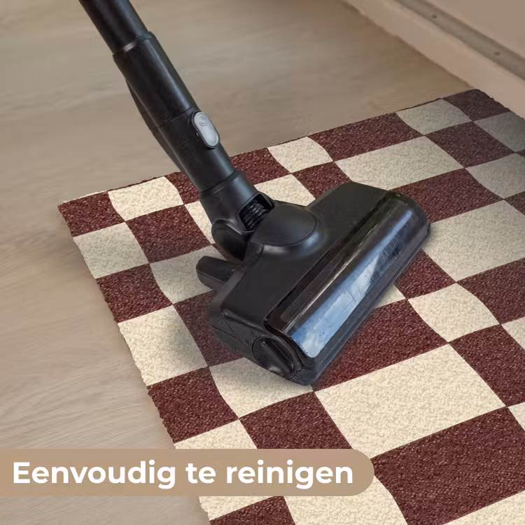 Deurmat - Retro - Patroon - Bruin — 9