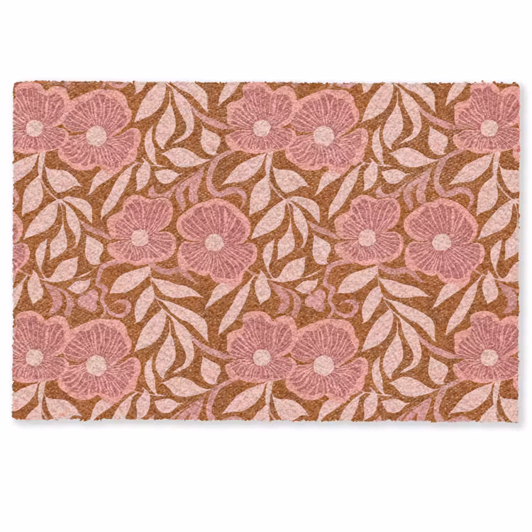 Deurmat - Sfeer - Bloemen - Roze — 1