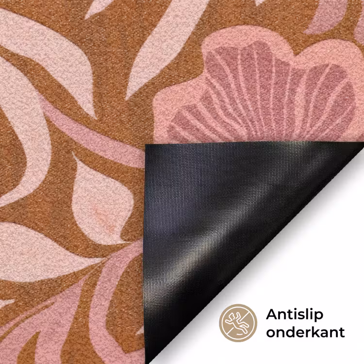 Deurmat - Sfeer - Bloemen - Roze — 6