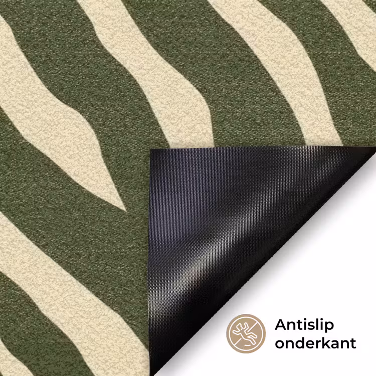 Deurmat - Zebra - Patroon - Groen — 6