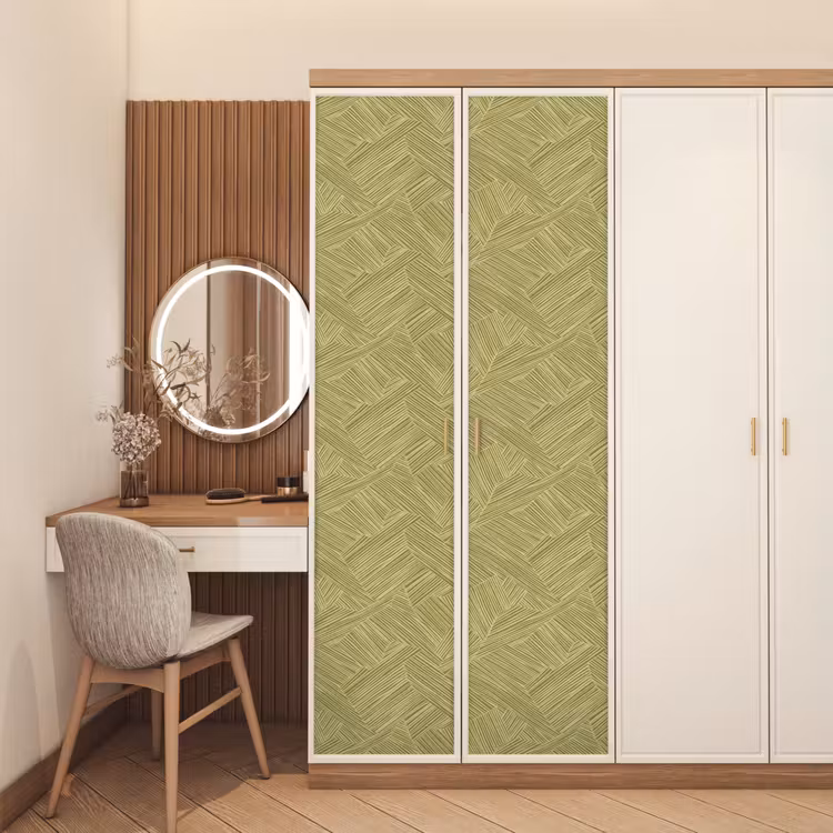 Deursticker - Abstract - Modern - Groen — 5
