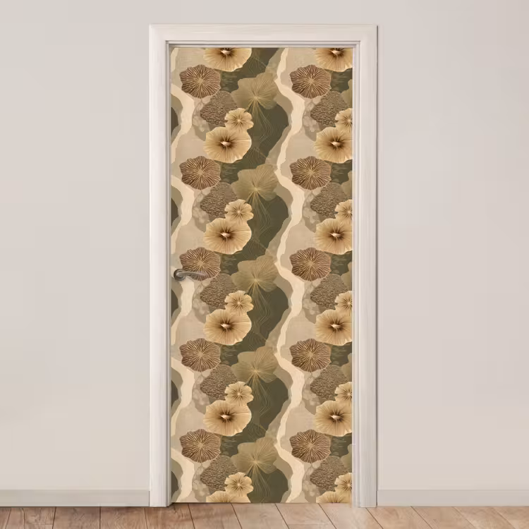 Deursticker - Abstract - Modern - Groen — 1