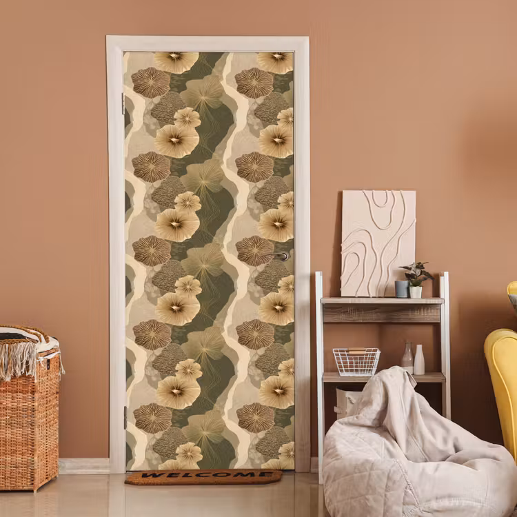 Deursticker - Abstract - Modern - Groen — 2