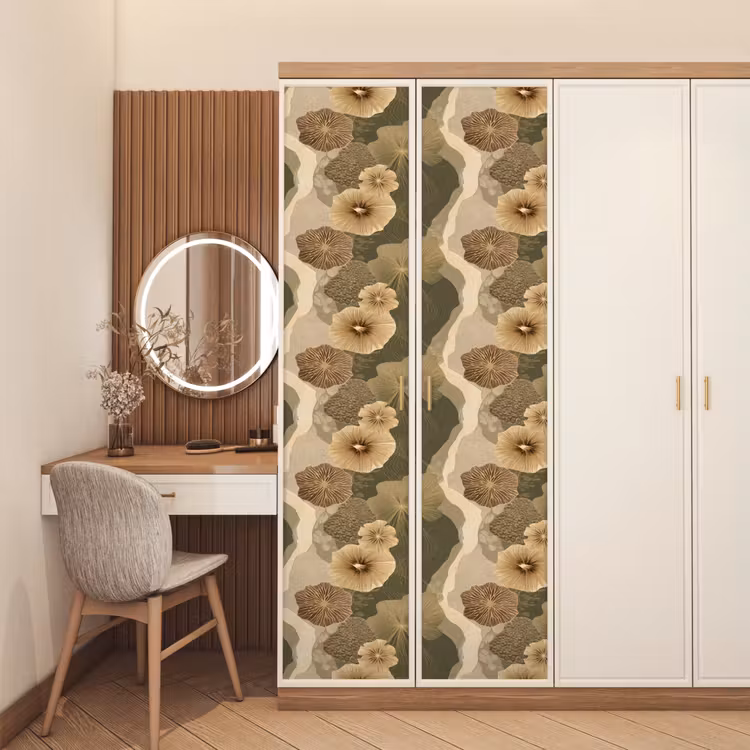 Deursticker - Abstract - Modern - Groen — 5