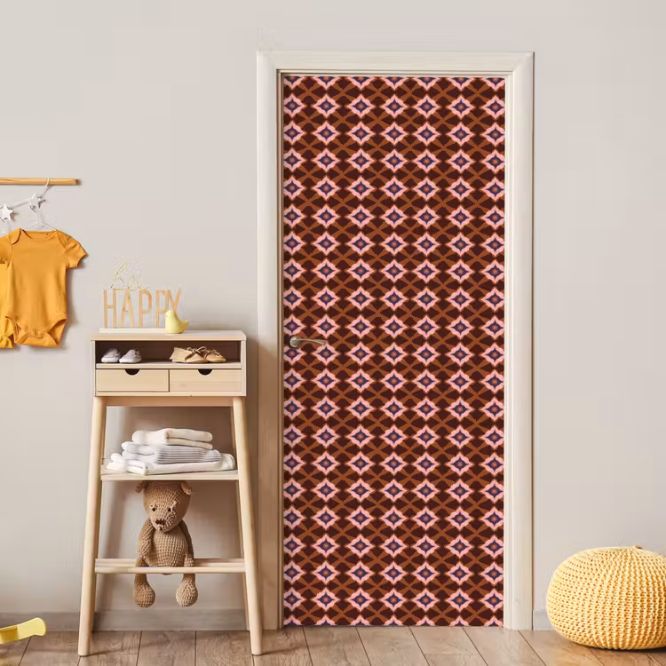 Deursticker - Geometrisch - Sierlijk - Bruin — 6