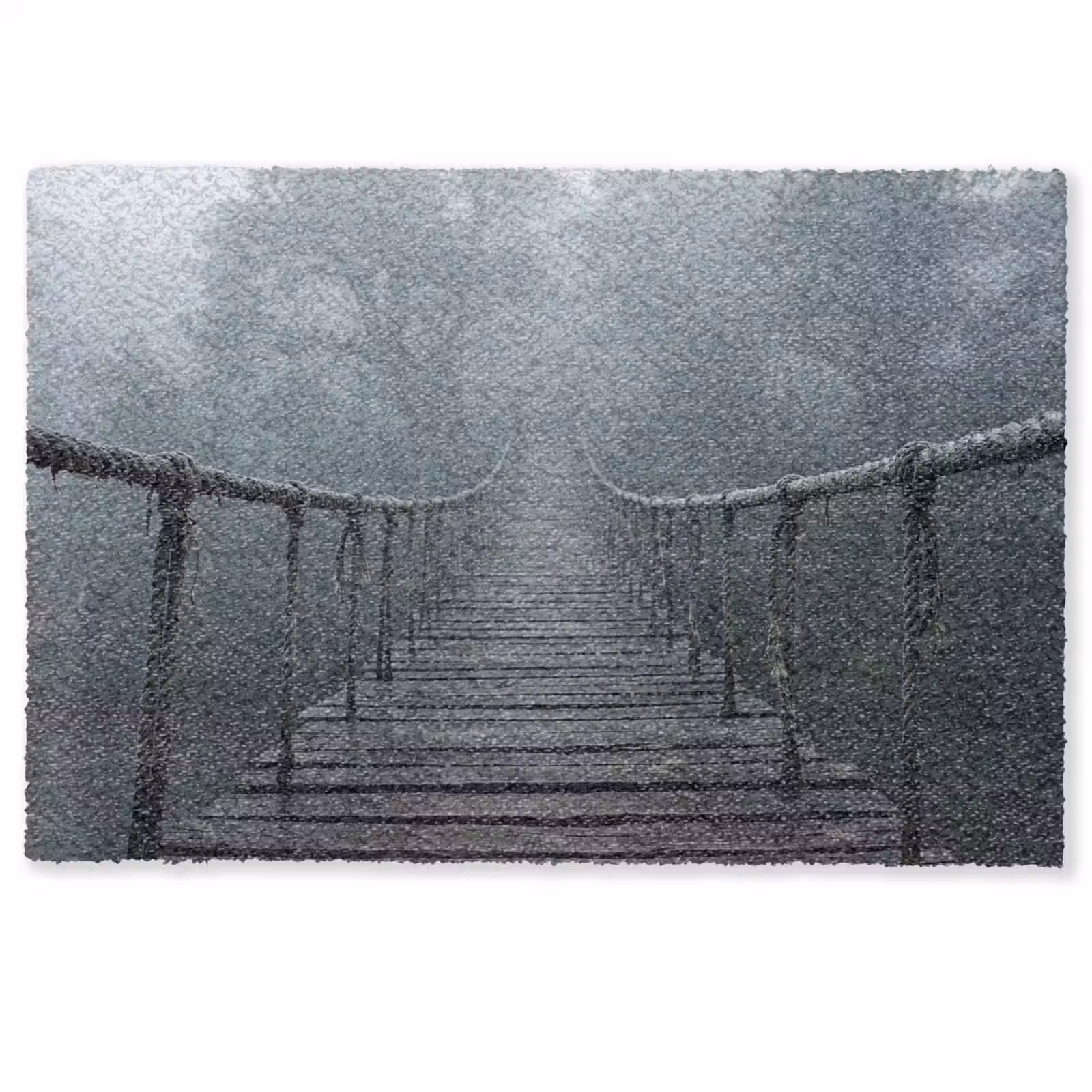 Deurmat - Brug - Jungle - Mist - Natuur — 1