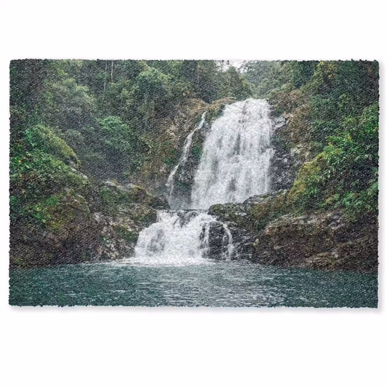 Deurmat - Waterval - Bos - Natuur - Groen — 1