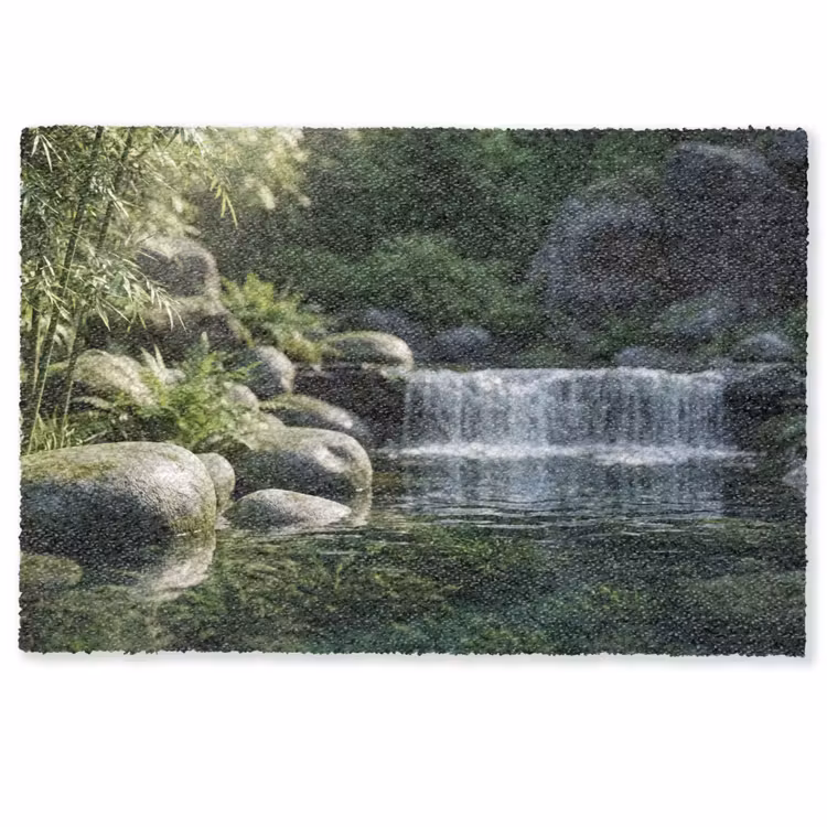 Deurmat - Beek - Waterval - Natuur - Groen — 1
