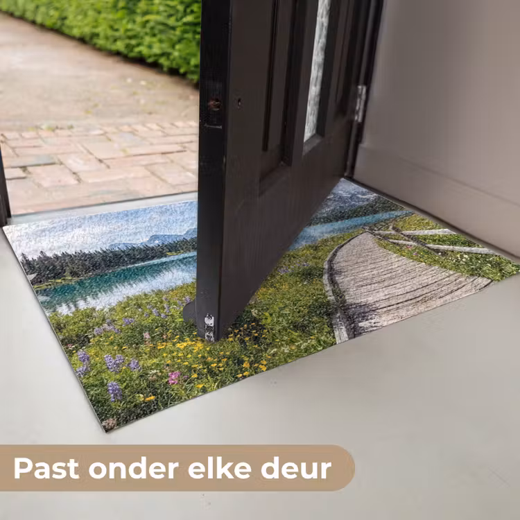 Deurmat - Bergen - Meer - Landschap - Blauw — 7