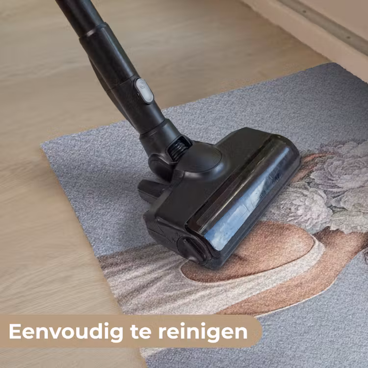 Deurmat - Bloemen - Vrouw - Wit — 9