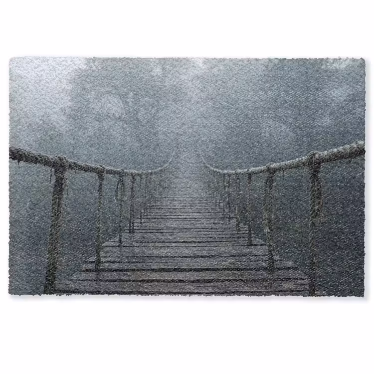 Deurmat - Brug - Jungle - Mist - Natuur — 1