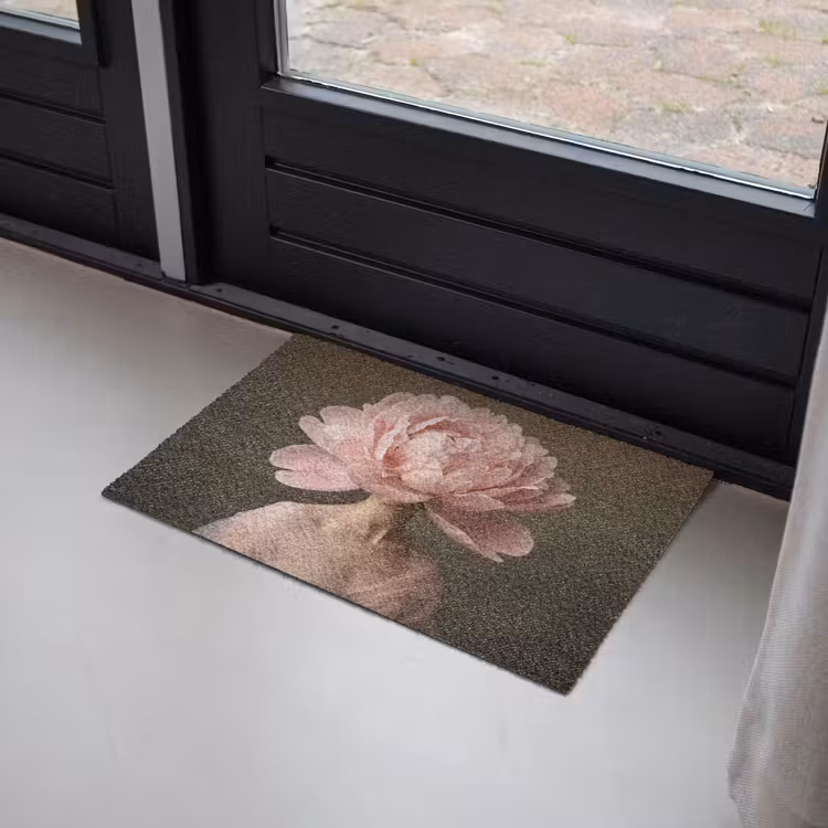 Deurmat - Gezicht - Roos - Roze — 2