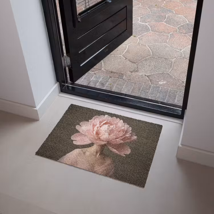 Deurmat - Gezicht - Roos - Roze — 4