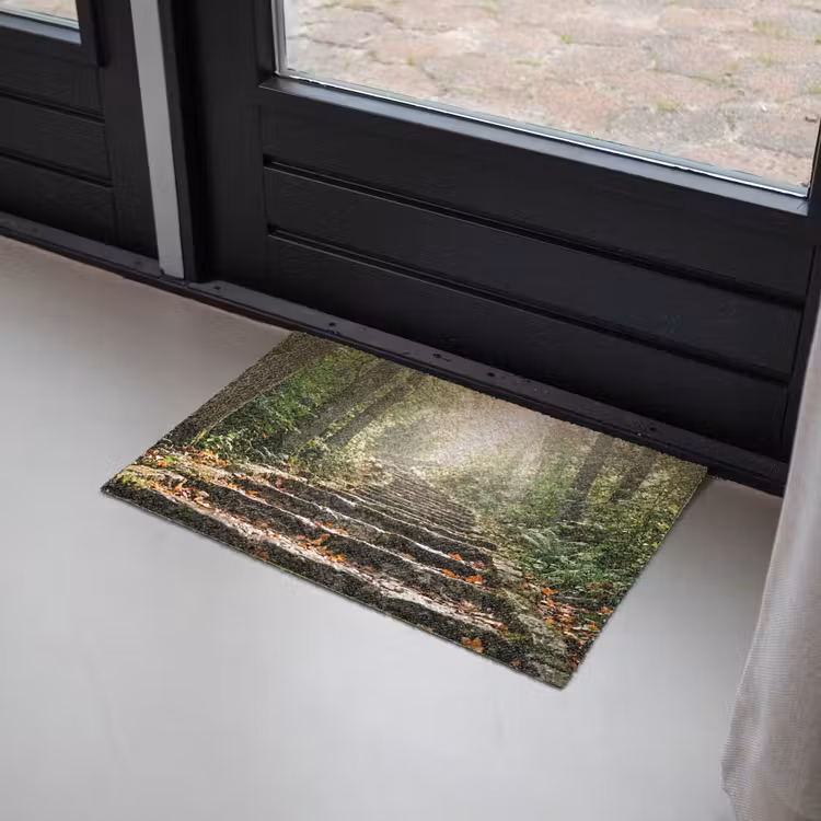 Deurmat - Stenen - Trap - Bos - Natuur — 2