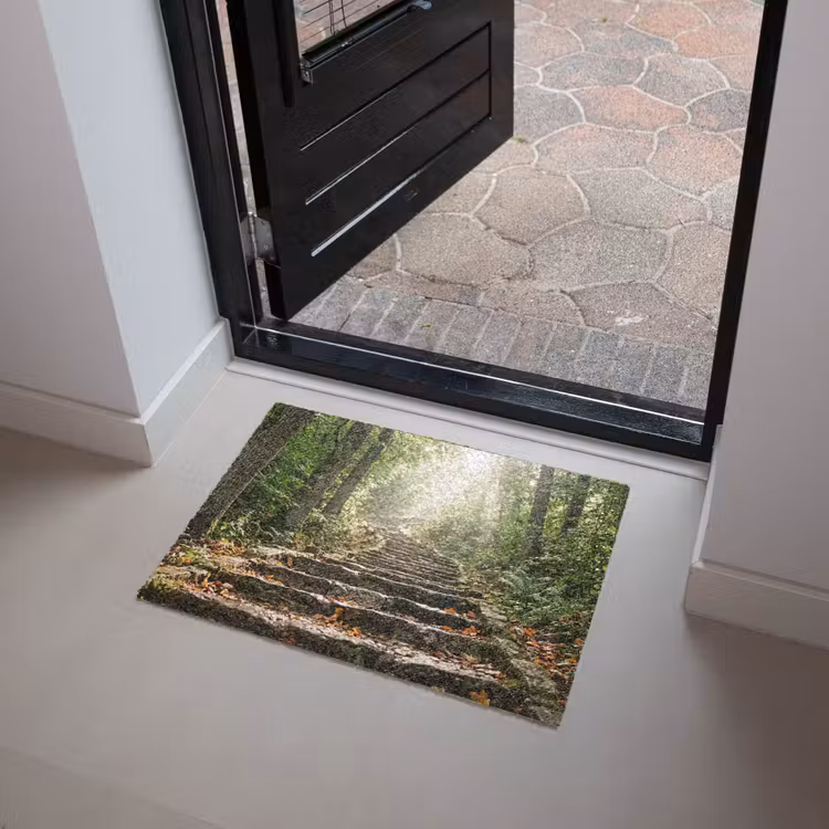 Deurmat - Stenen - Trap - Bos - Natuur — 4