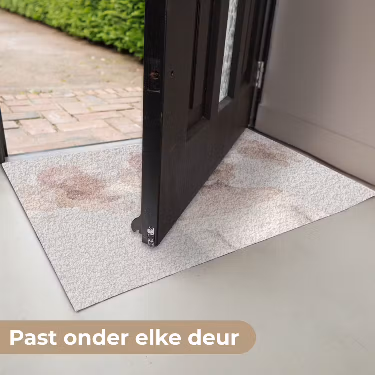 Deurmat - Vrouw - Cirkels - Beige — 7