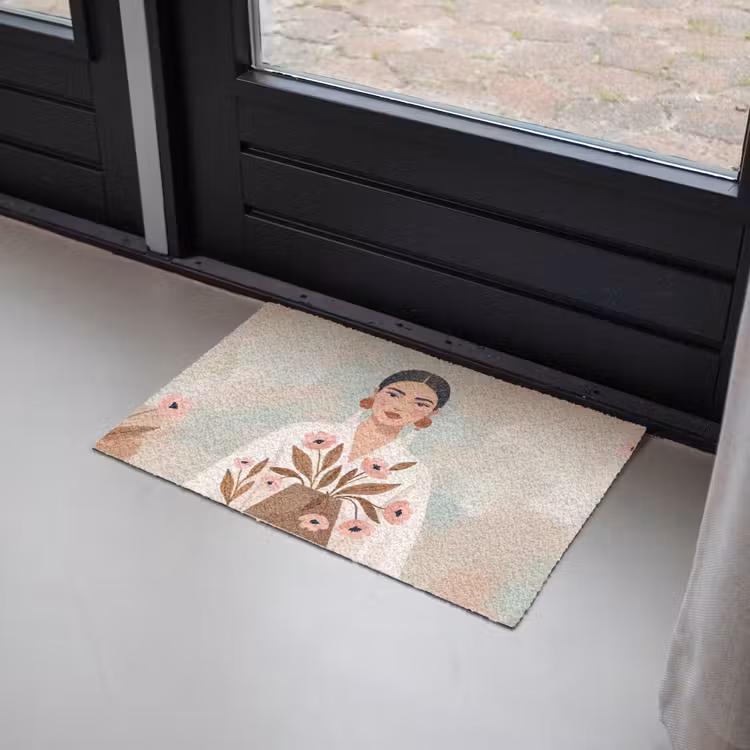 Deurmat - Vrouw - Kimono - Pastel — 2